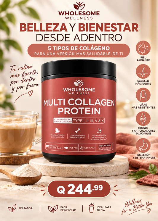 WHOLESOME WELLNESS MULTI COLLAGEN PROTEIN