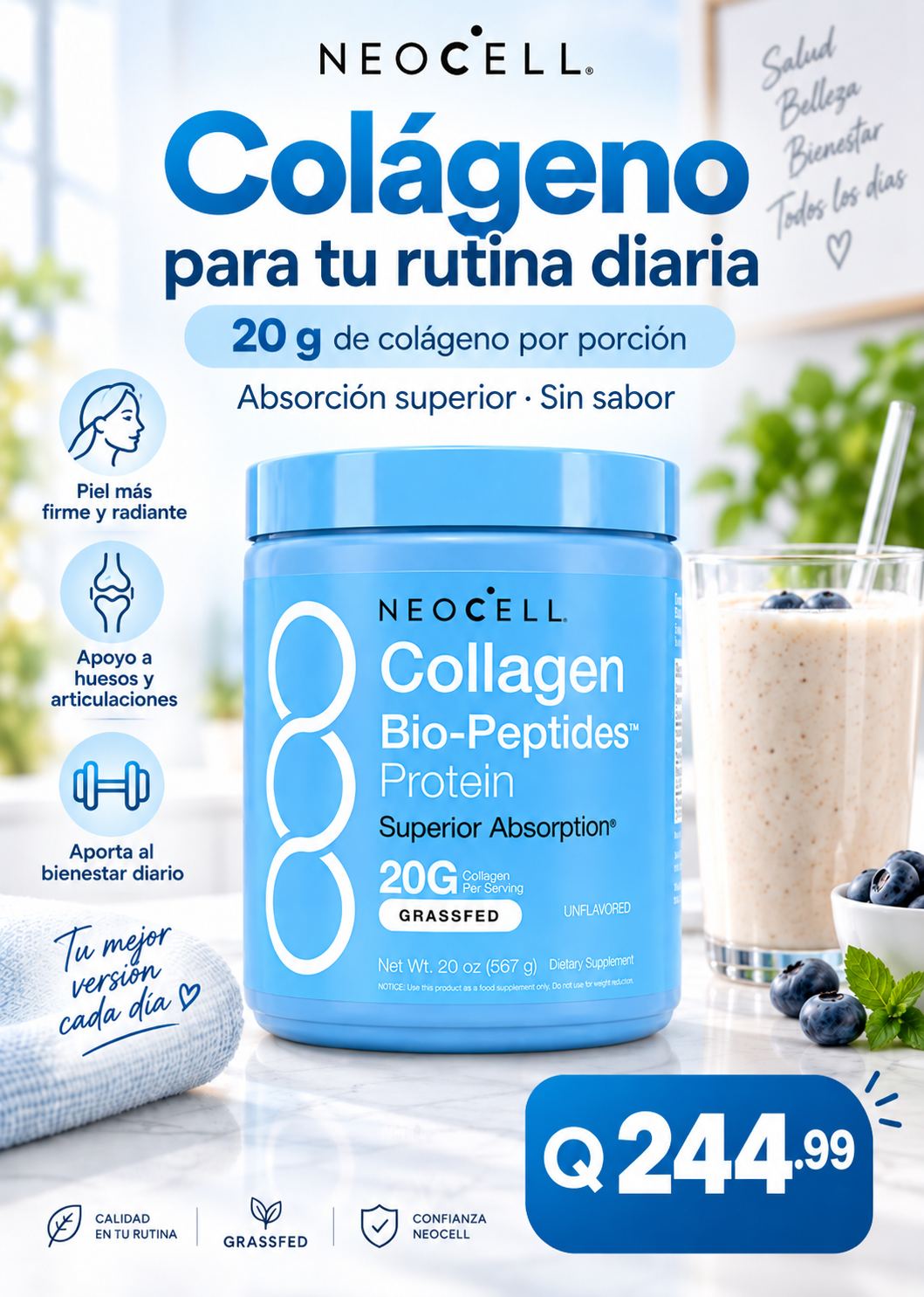 NEOCELL COLLAGEN BIO-PEPTIDES PROTEIN