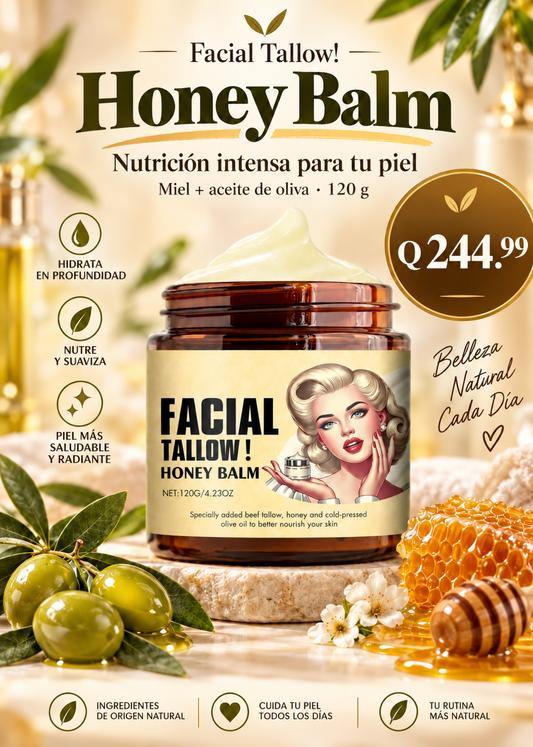 FACIAL TALLOW! HONEY BALM